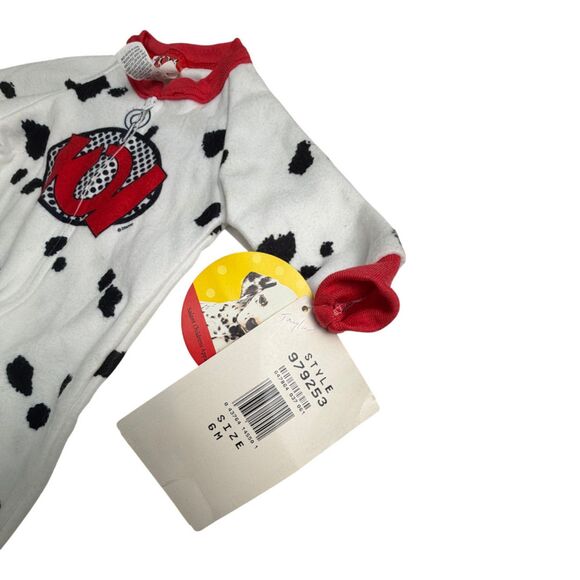 Disney Dr. Denton Vintage 101 Dalmatians Footie Pajamas Baby 6 Months NEW Other - Picture 3 of 8